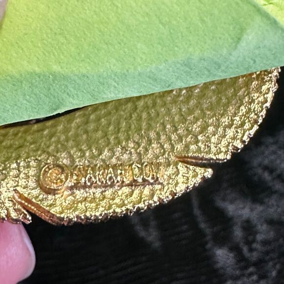 Sarah Coventry Gold Feather Pin - Picture 3 of 3